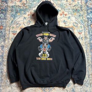 Vintage Toy Run Biker Hoodie Size XL